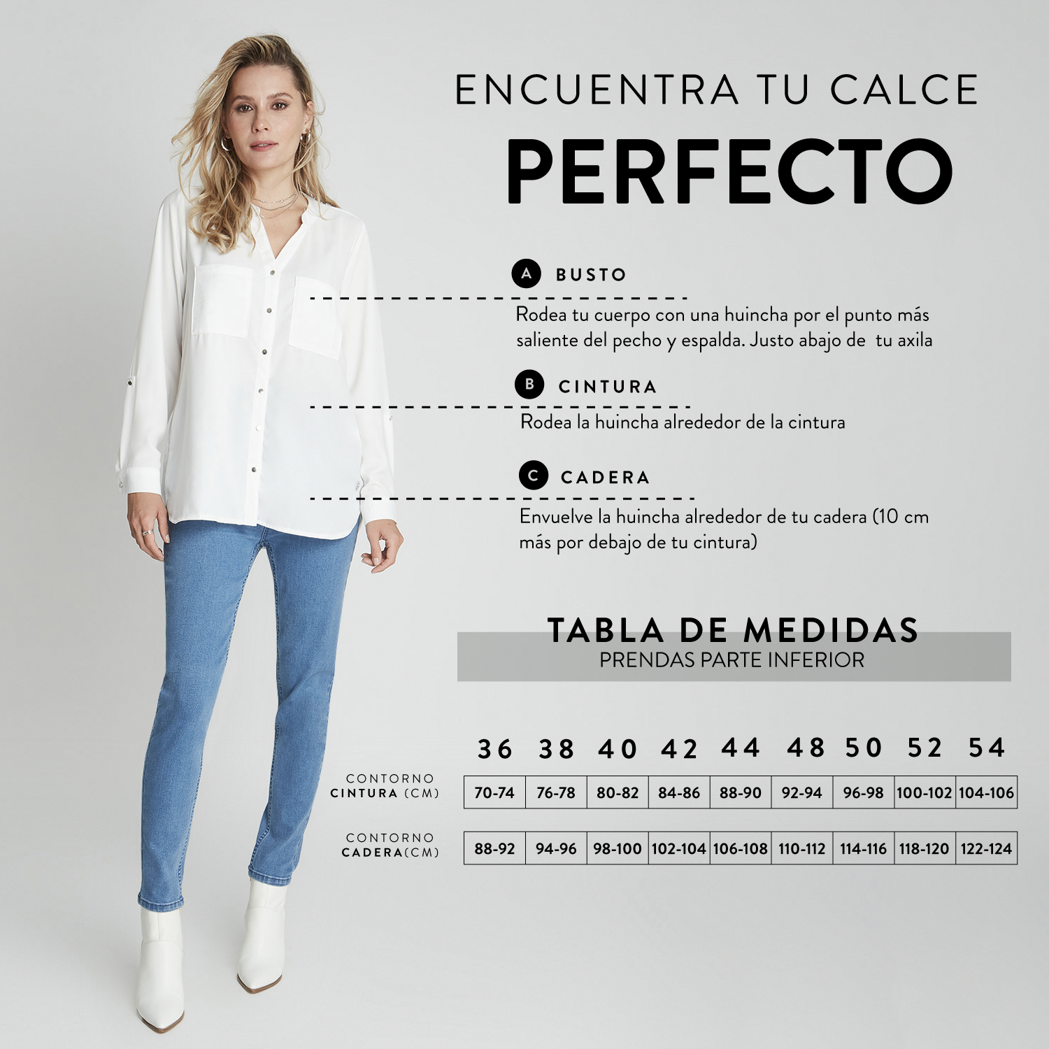 Jeans Tres Botones Recto