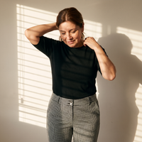 Pantalón Formal Gris Recto lifestyle