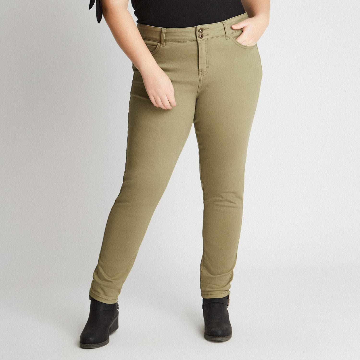 Pantalon Slim Color Push Up