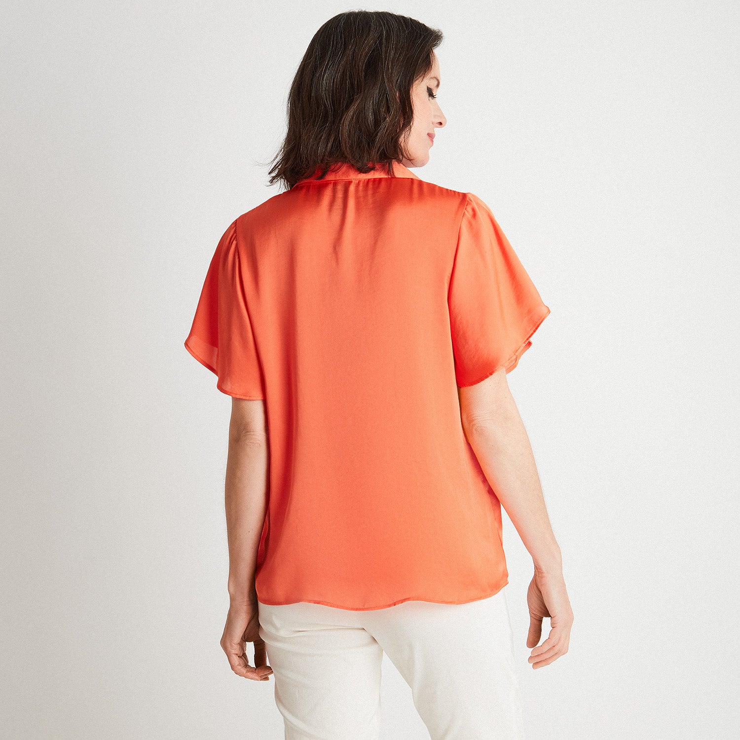 Blusa Frente Satin