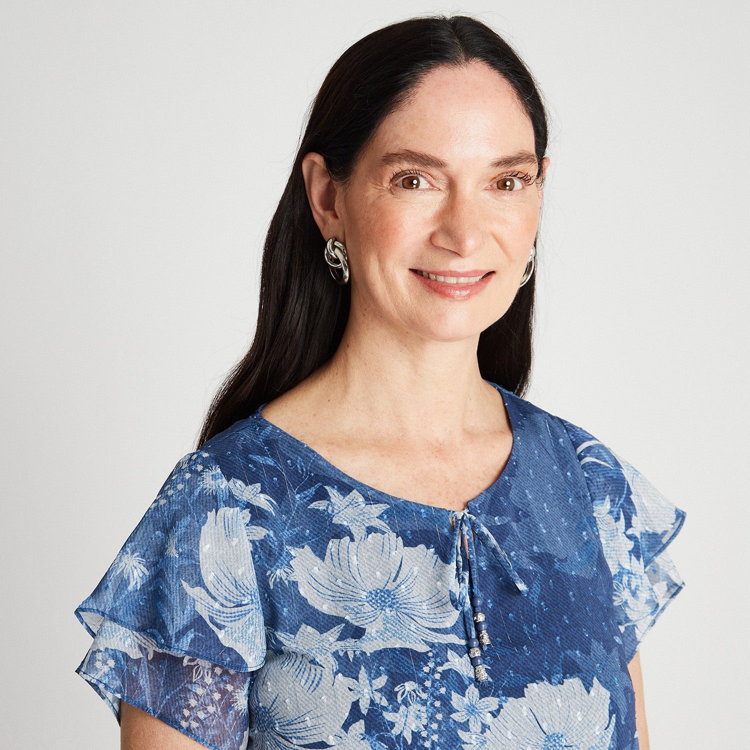 Blusa Doble Capa Con Lurex