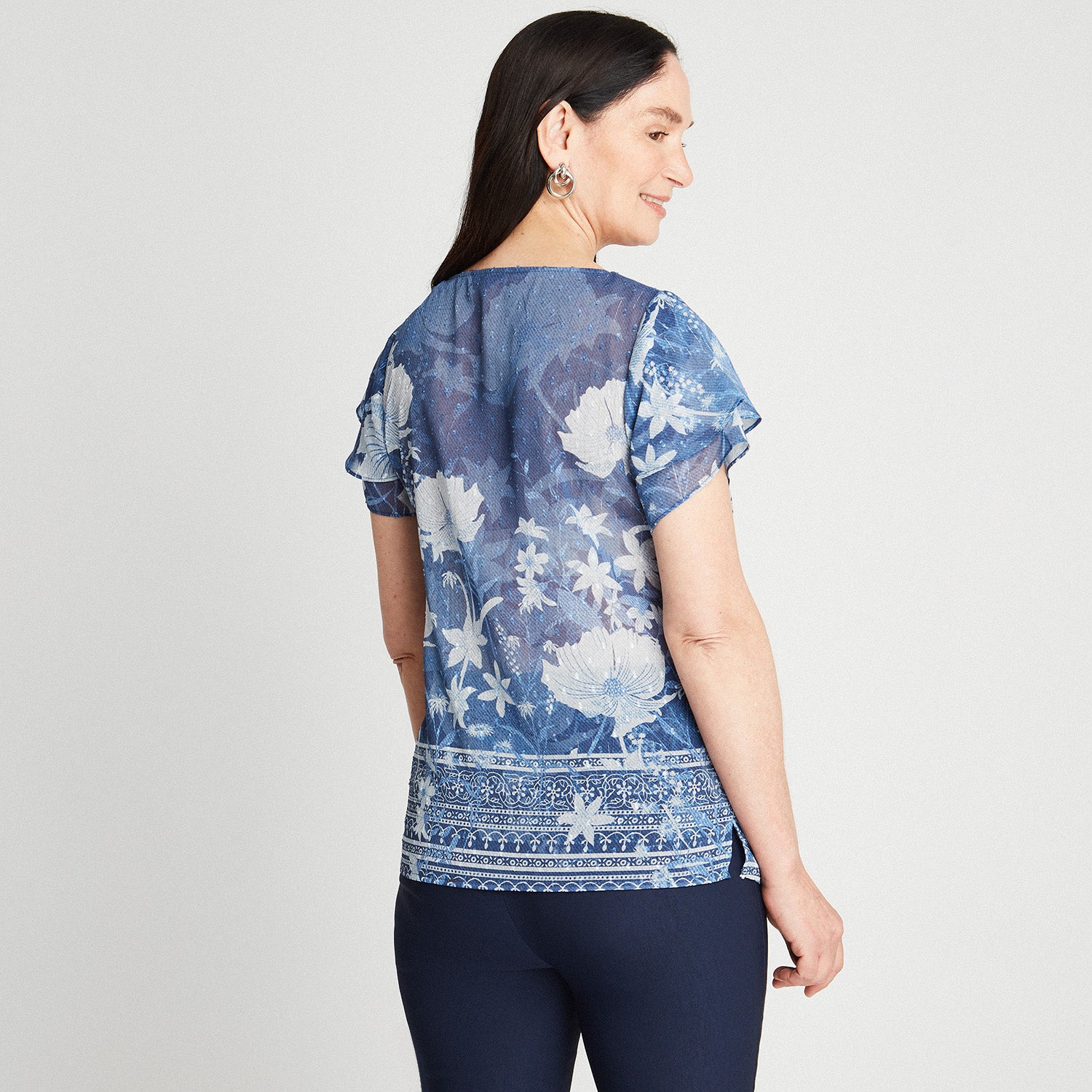 Blusa Doble Capa Con Lurex