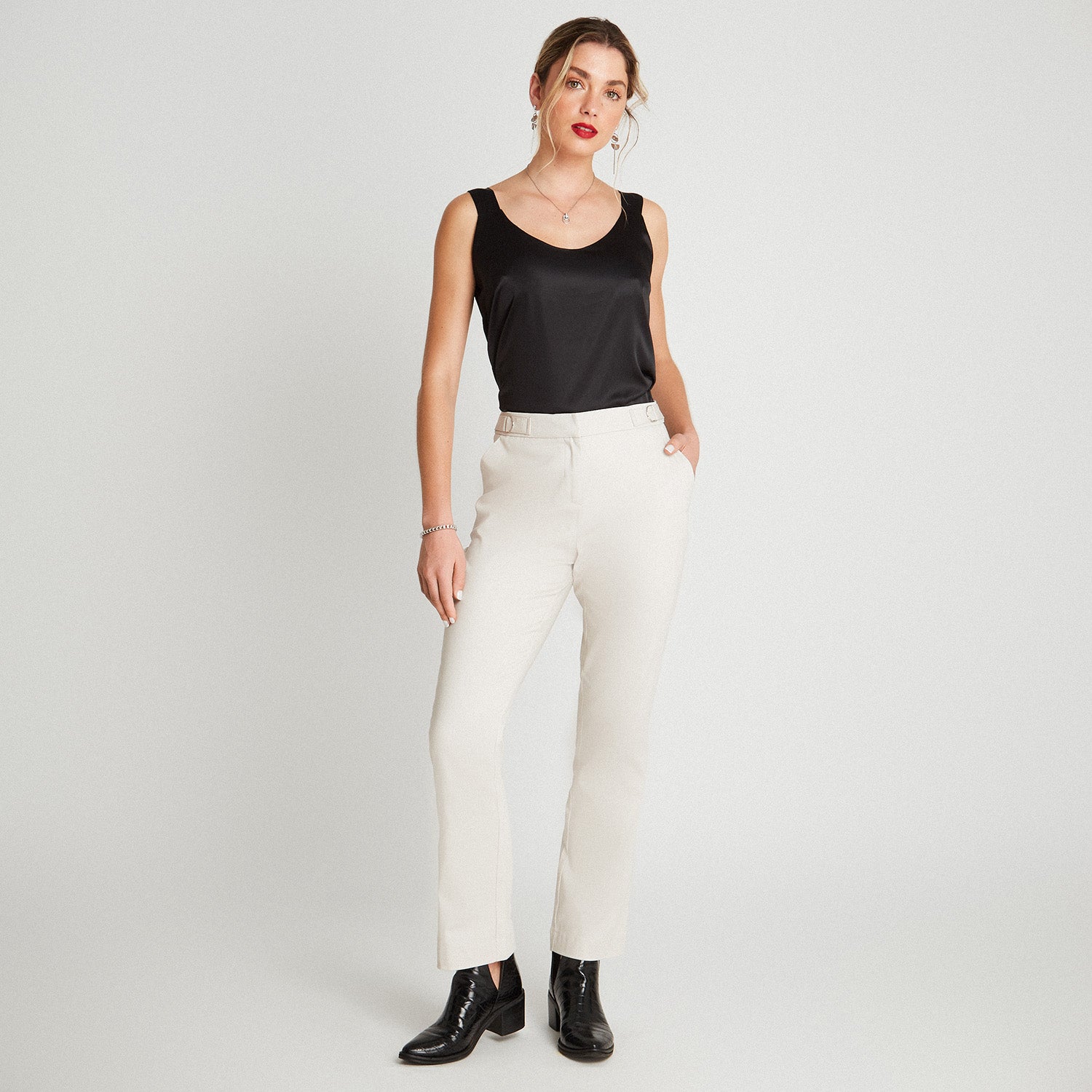 Pantalón Formal Recto Arena