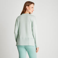 Polera Menta Camant Tejida Mix - Lorenzo di Pontti