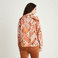Blusa Terracota Lúrex Amarra Escote - Lorenzo di Pontti