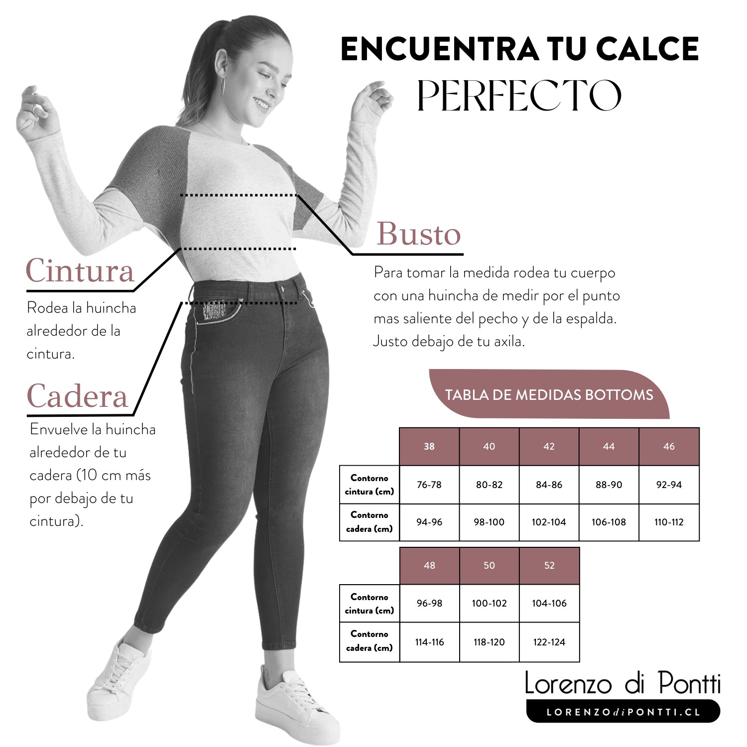 Pantalón De Cotele Con Push Up y 2 Botones Café