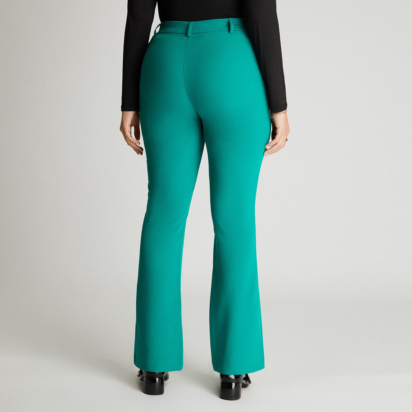 Pantalón Formal Verde Pierna Recta
