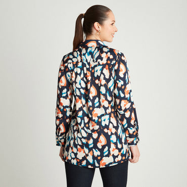 Blusa Arena Manga Larga Cuello Camisero