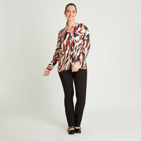 Blusa Fucsia Tipo Blusón Abotonado - Lorenzo di Pontti