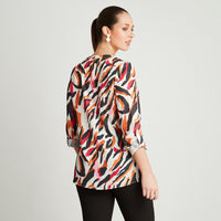 Blusa Fucsia Tipo Blusón Abotonado - Lorenzo di Pontti