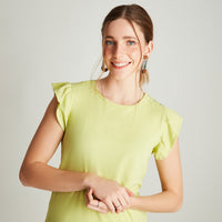 Polera Verde claro Pistacho Sin Manga - Lorenzo di Pontti