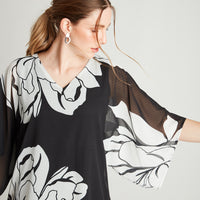 Túnica Negro Tela Fantasía