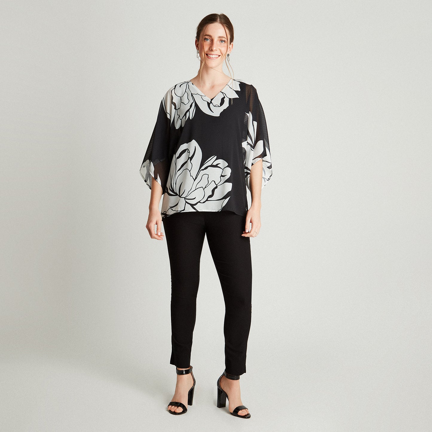 Túnica Negro Tela Fantasía