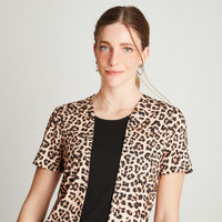 Polera Crudo Manga Corta Cuello Redondo