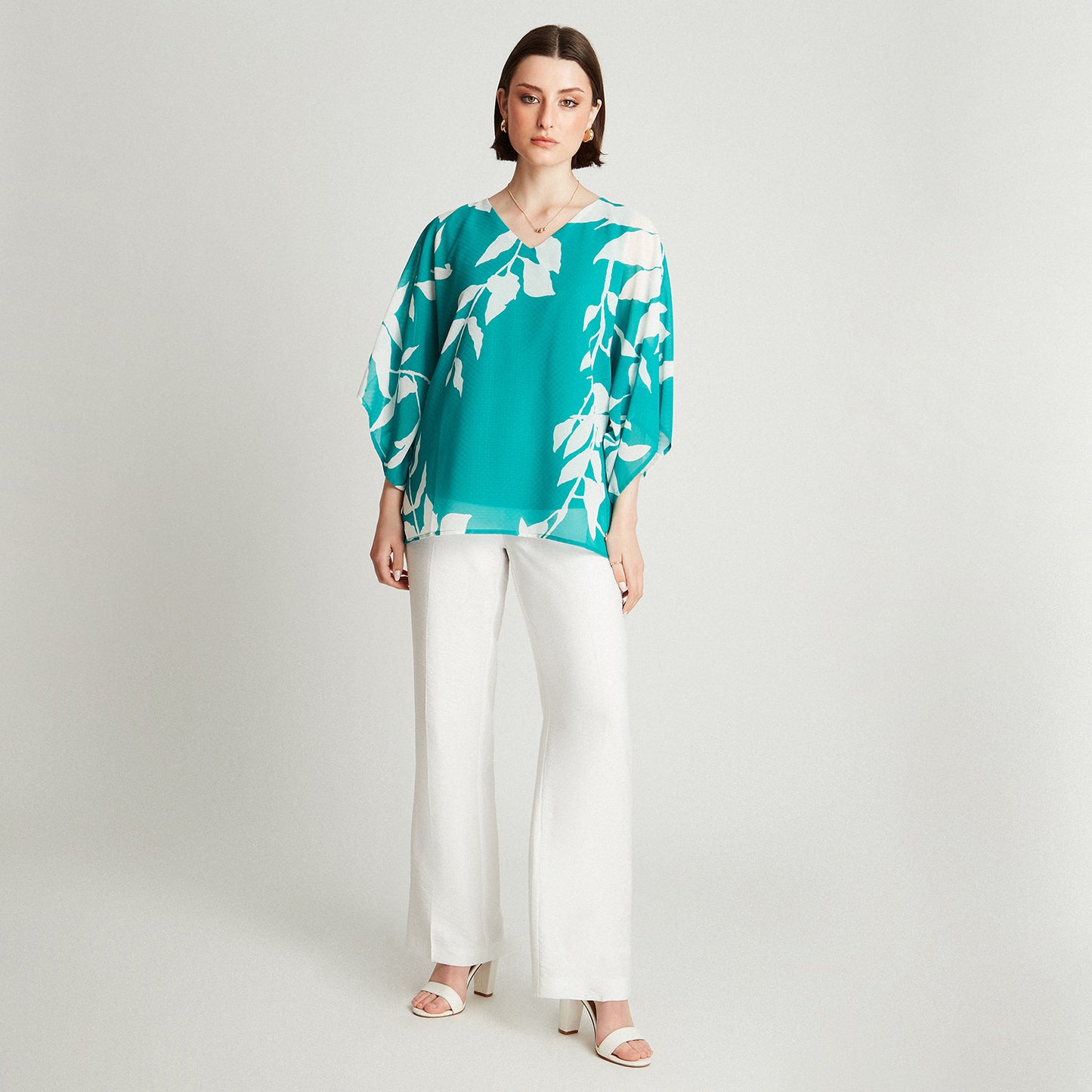 Túnica Verde Tela Fantasía