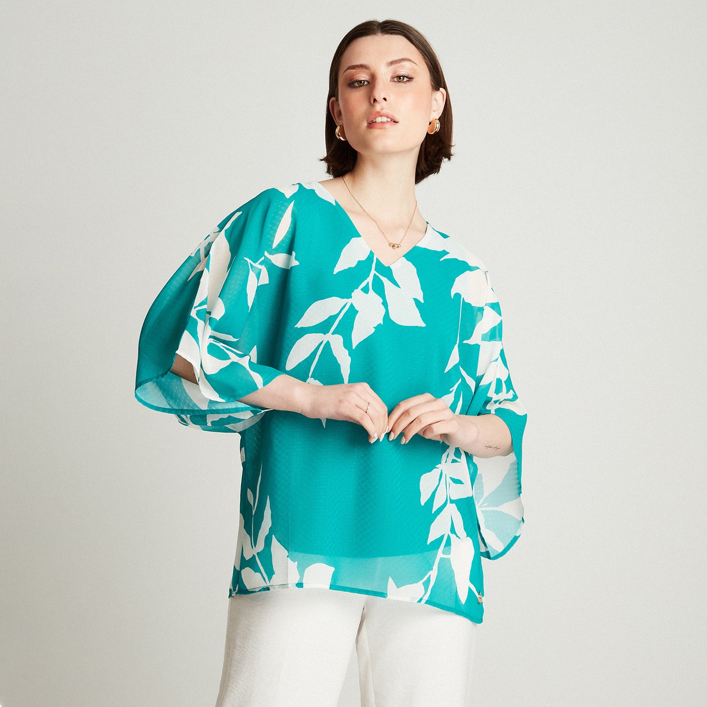 Túnica Verde Tela Fantasía