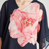 Túnica Azul Manga Corta