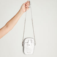 Porta Celular Plata Metalizado