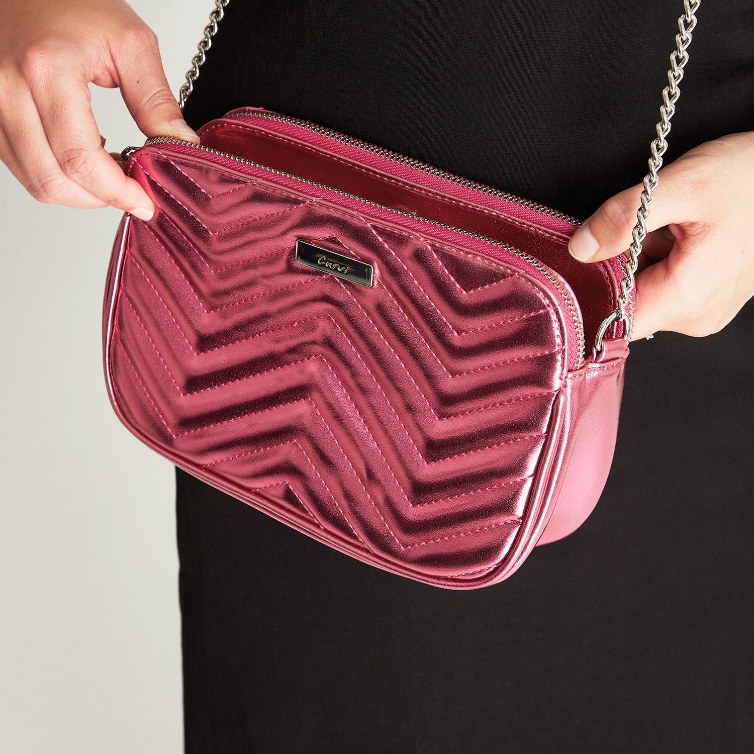 Cartera Bandolera Fucsia