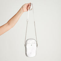 Porta Celular Plata Metalizado