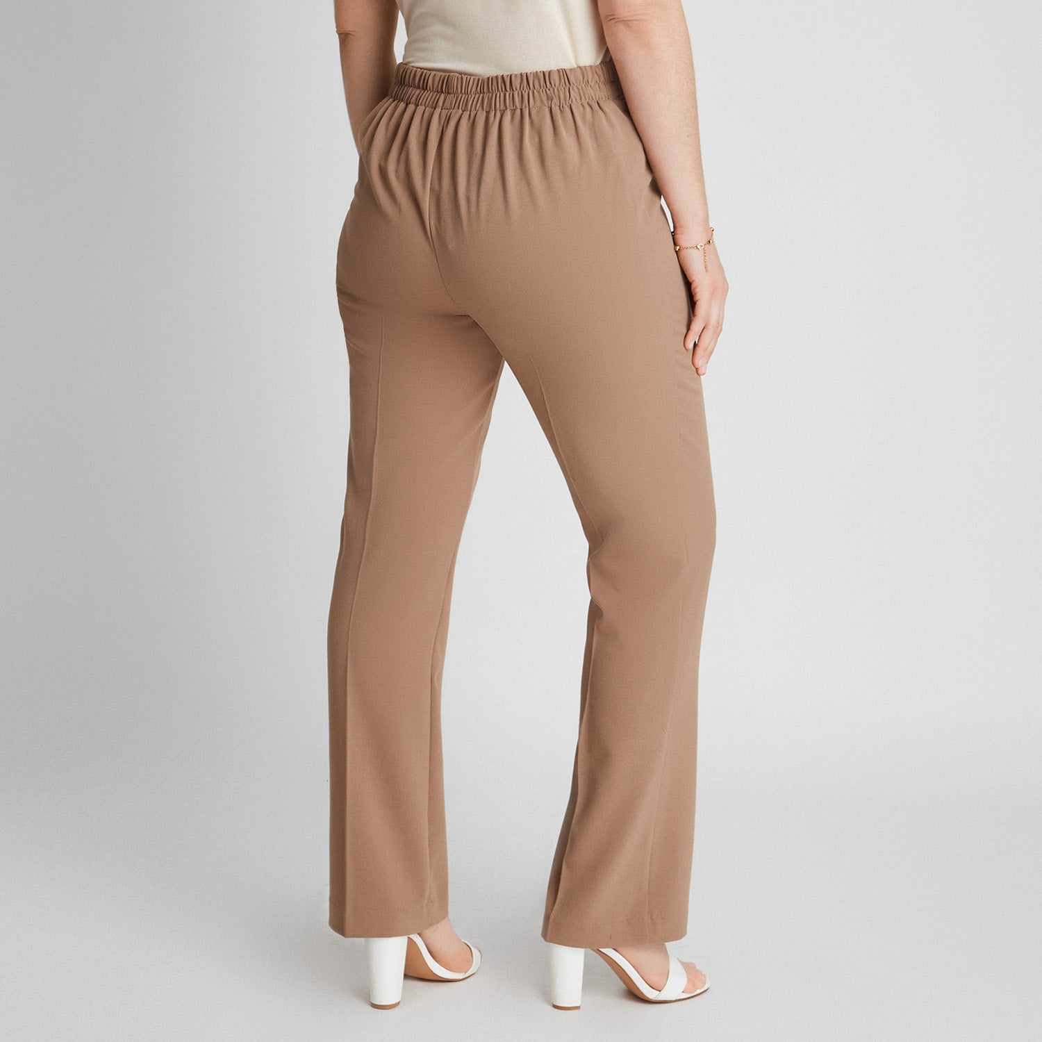  2021 Pantalones de tela elásticos para mujer